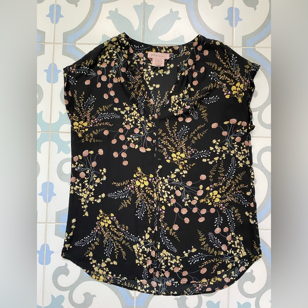 Philosophy Floral Blouse, size S